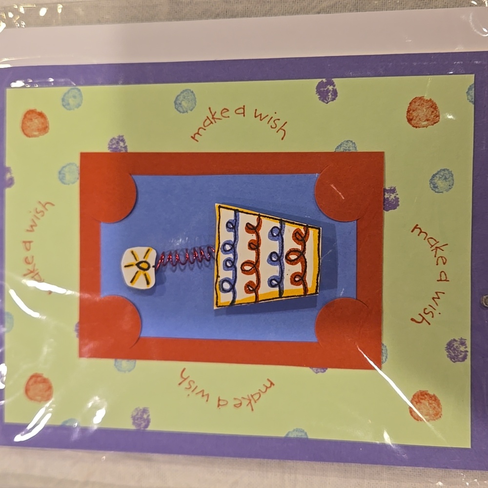 Colorful Celebration Greeting Cards Set Handmade - Picture 6 of 6